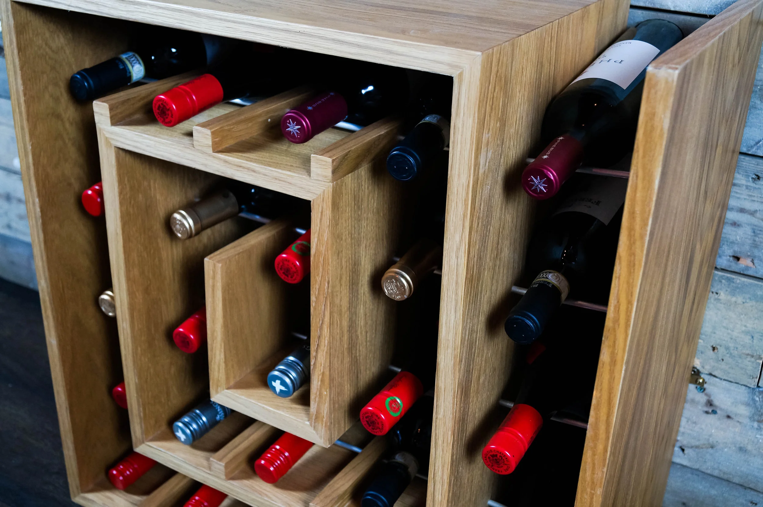 Square wine rack hotsell